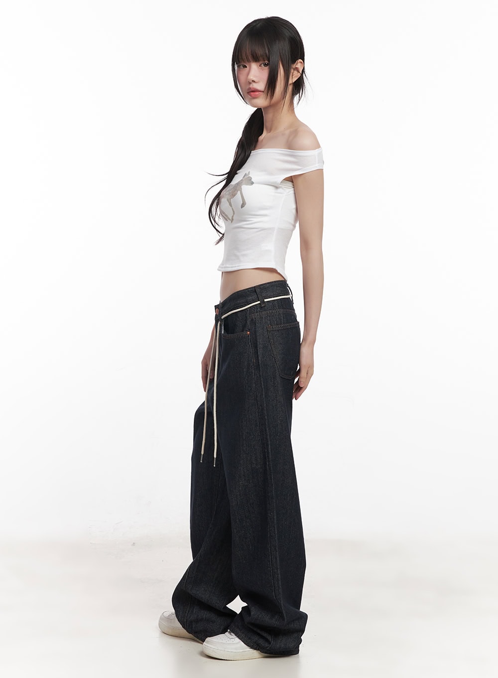 cute-animal-print-graphic-off-shoulder-crop-top-cy521