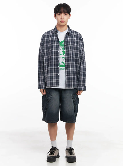 mens-loose-fit-flannel-shirt-iu519