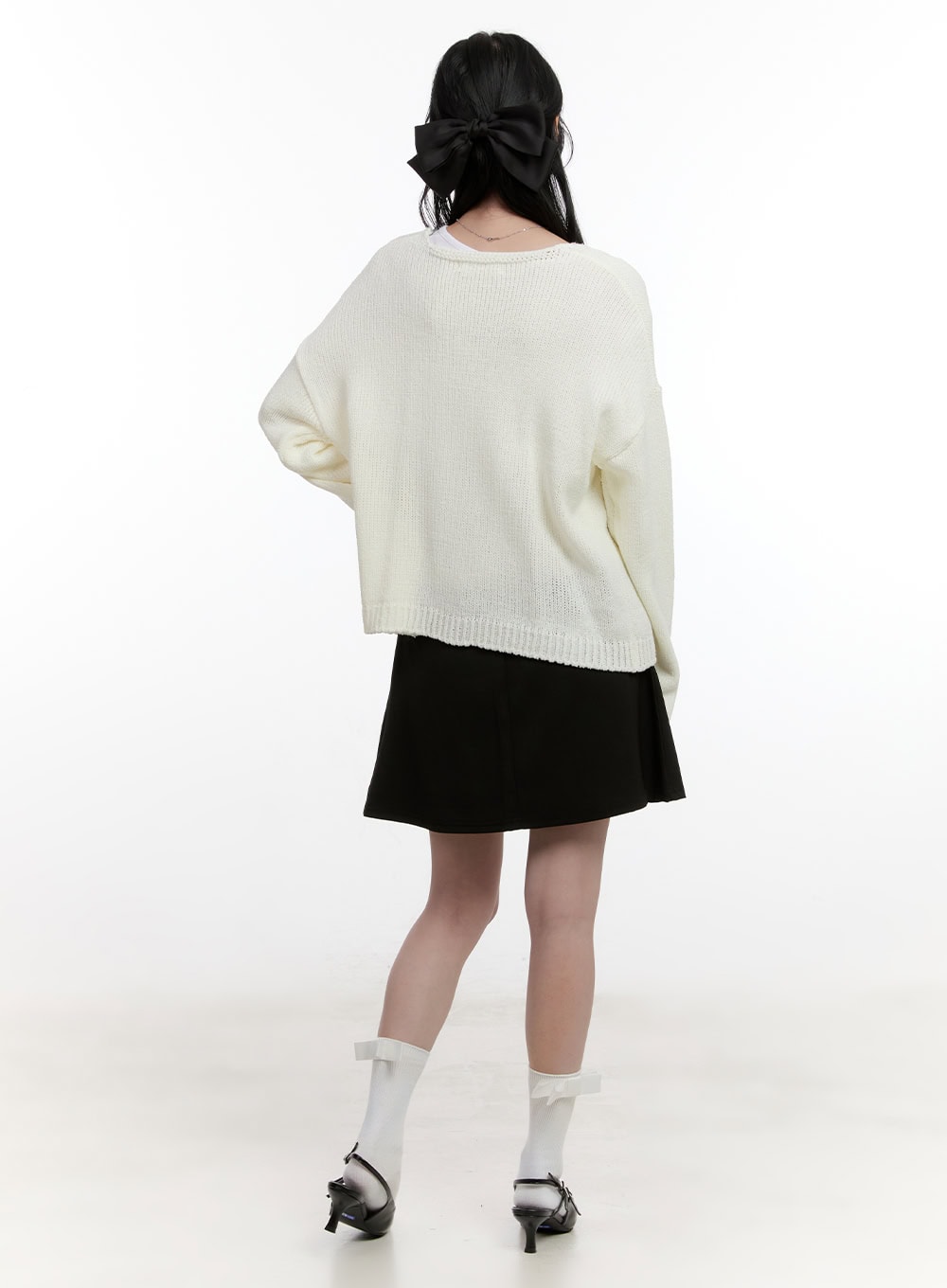 Classic Oversized V-Neck Cardigan CF527