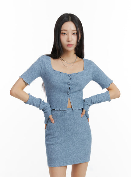 square-neck-crop-tee-with-hand-warmer-skirt-set-cj408