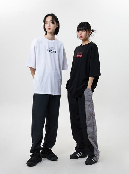 Graphic Track Pants Unisex CY319