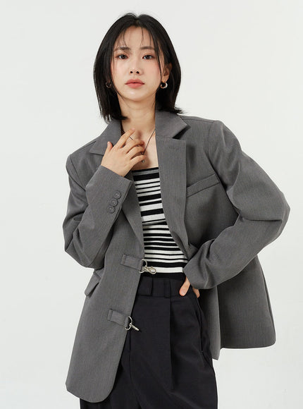 Wide Leg Tailored Pants OM309