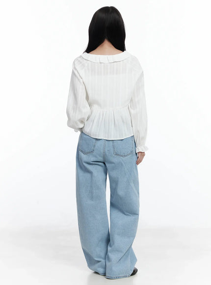 ribbon-frill-blouse-ij529