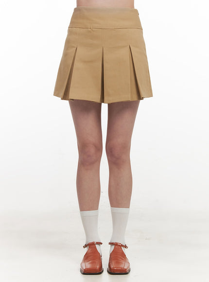 Classic Pleated Mini Skirt IF505