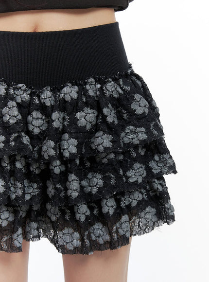 frill-lace-floral-mini-skirt-cg420
