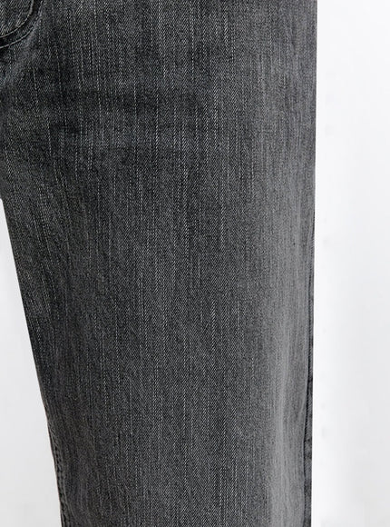 Men's Washed Wide-Fit Jeans IM525