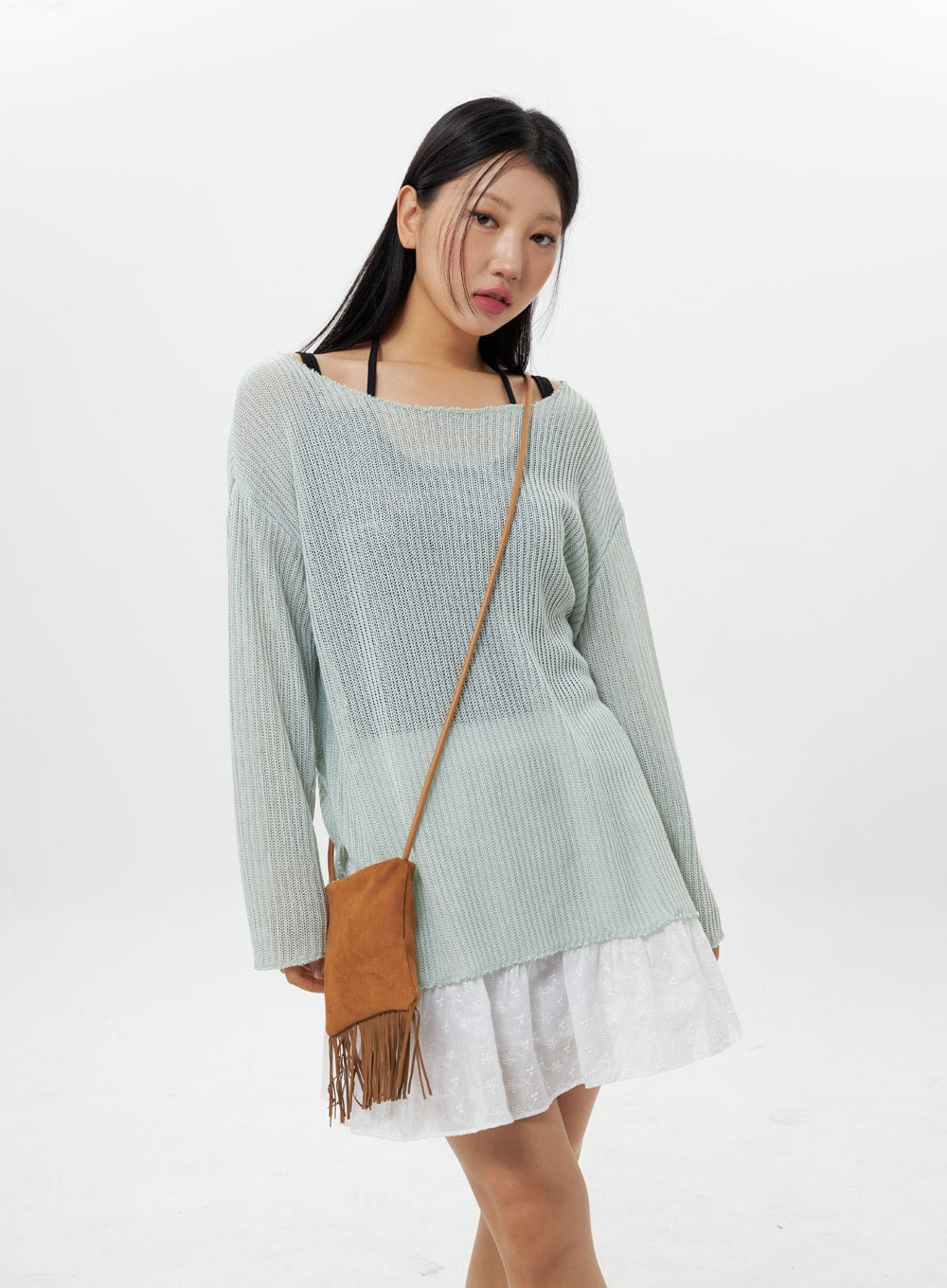 Mesh Sweater IY312