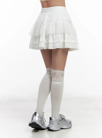 ruffled-lace-mini-skirt-cn528