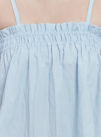 flared-shirred-square-neck-cami-cu523