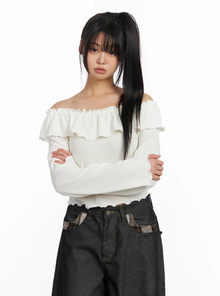 off-shoulder-frill-long-sleeve-top-cf506-1
