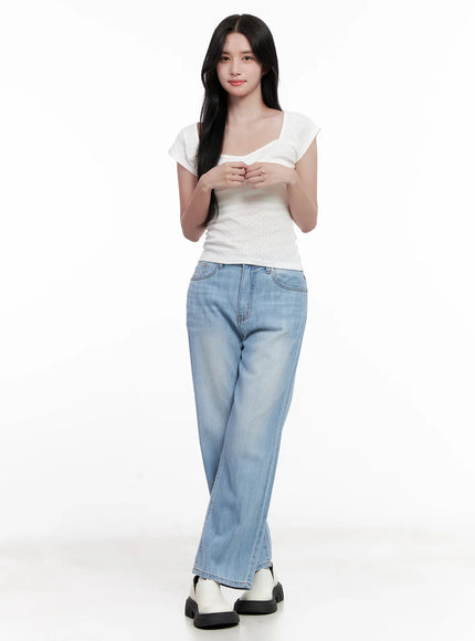 Shirred Cap-Sleeve Sweetheart Top CL515