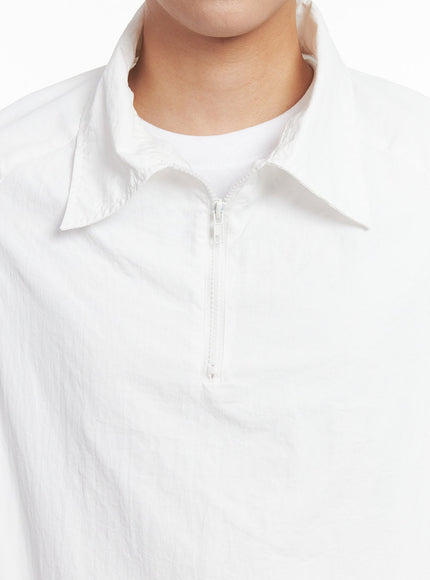 mens-windbreaker-half-zip-top-ia525