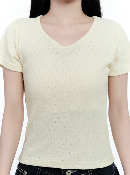 v-neck-short-sleeve-knit-tee-cg501