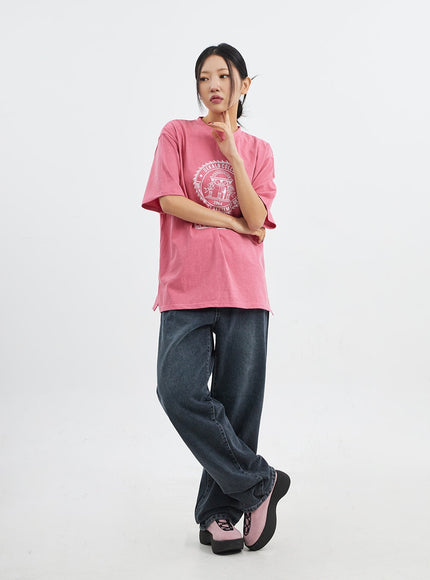 Straight Leg Baggy Jeans CJ318