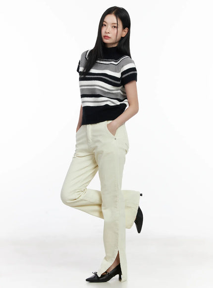 striped-turtleneck-short-sleeve-knit-top-cj520
