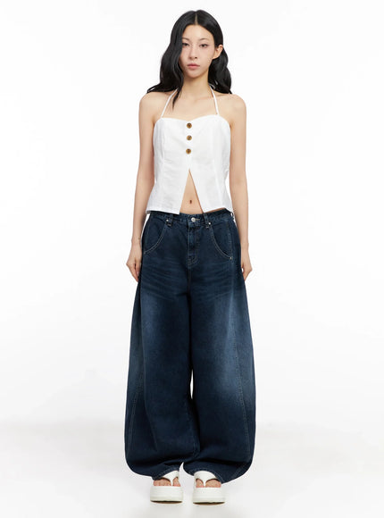 buttoned-halter-neck-top-ig508