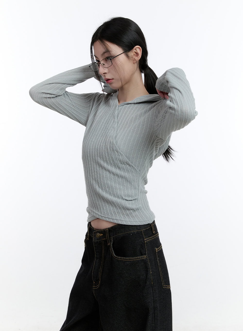 wrap-buttoned-slim-fit-hoodie-cj520