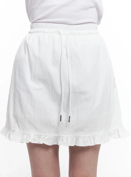 frill-trim-mini-skirt-cu523