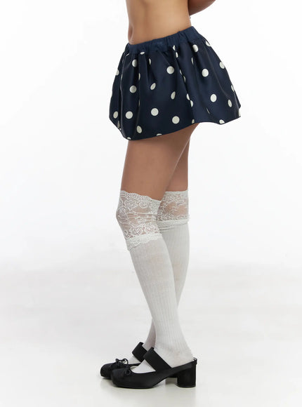 pola-dot-mini-skirt-cm520