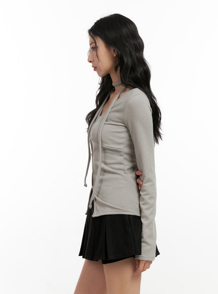 buttoned-v-neck-slim-fit-cardigan-cn416