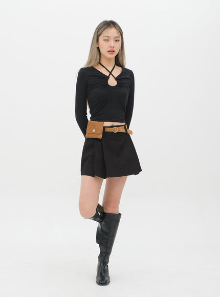 Halter neck Cropped Top C2001