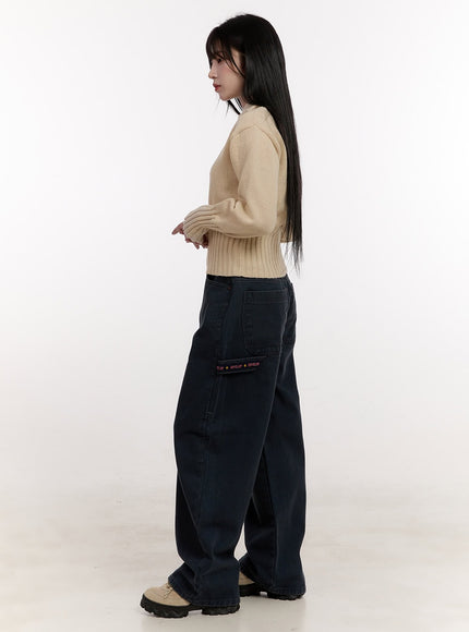 Kat Oversized Wide-Fit Carpenter Jeans CJ531