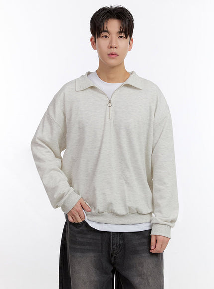 Men's Essential Half-Zip Sweatshirt IF528