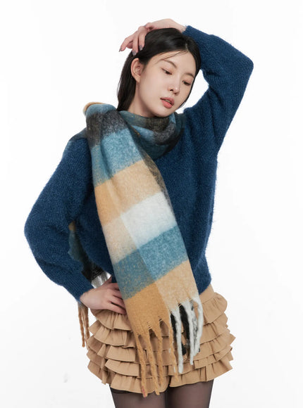 checked-wide-long-scarf-cn513