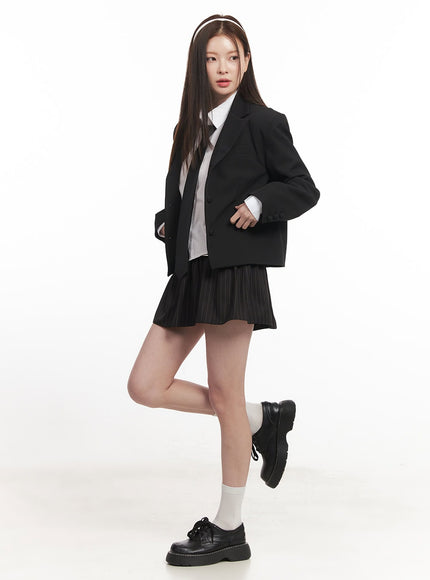 buckle-flare-stripe-mini-skirt-ca501