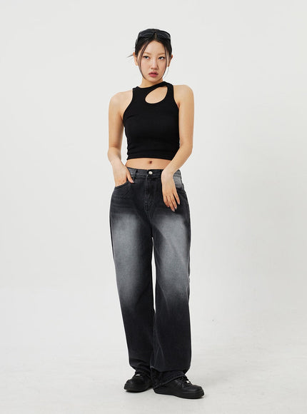 Cut Out Tank Top CF328