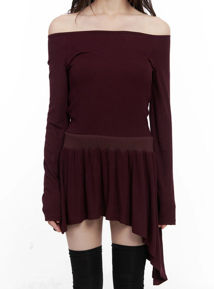 off-shoulder-flared-mini-dress-cn511