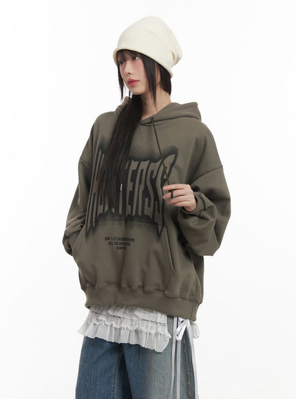 Graphic Oversized Hoodie CF519