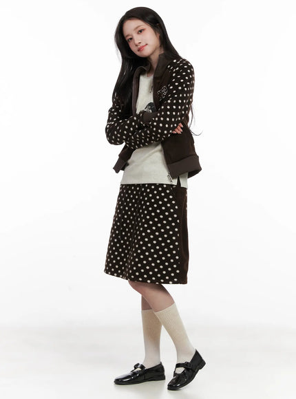 fleece-polka-dot-midi-skirt-cn527