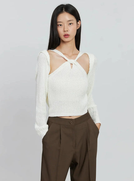 Classic Knit Bolero Cardigan IO530