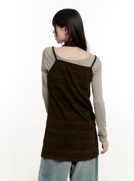 Shirred Mini Dress with Scarf CM513