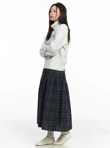 plaid-tiered-maxi-skirt-cj507