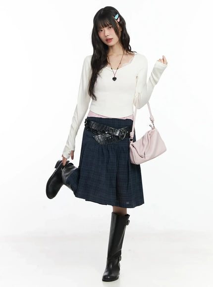 croc-embossed-wide-belt-f516