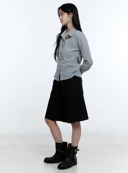 collared-shirred-blouse-cg513