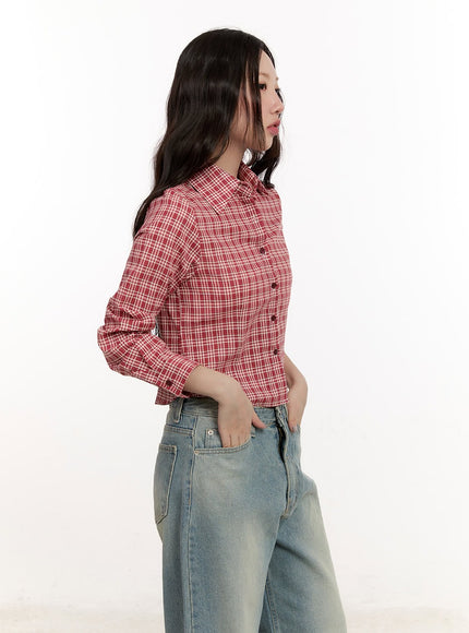 checkered-collared-crop-shirt-cm510