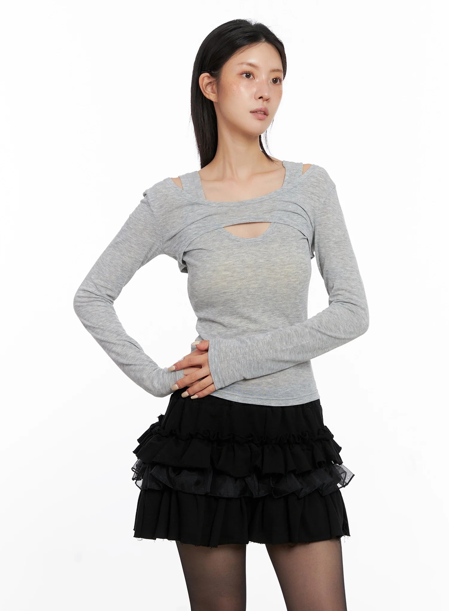 cut-out-long-sleeve-top-is508