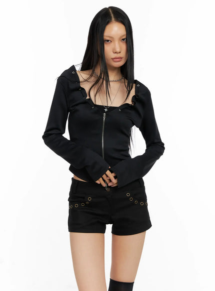 zip-up-long-sleeve-top-co529