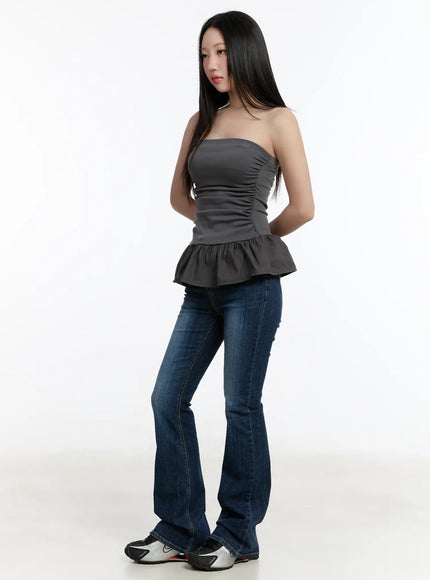 shirred-flare-tube-top-cm511