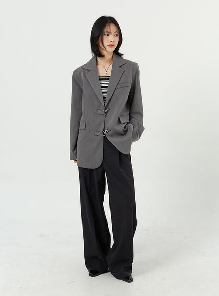 Wide Leg Tailored Pants OM309