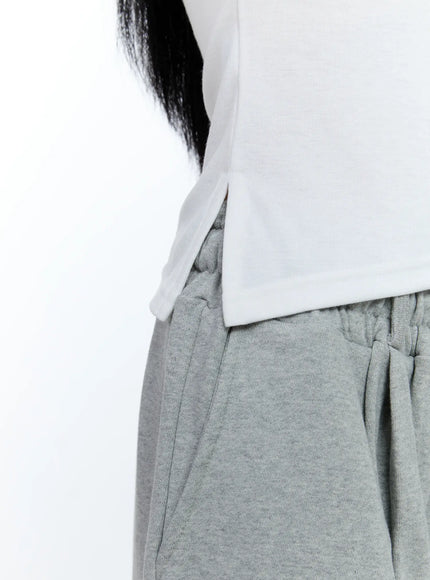 Asymmetric Off-Shoulder Tee CG501