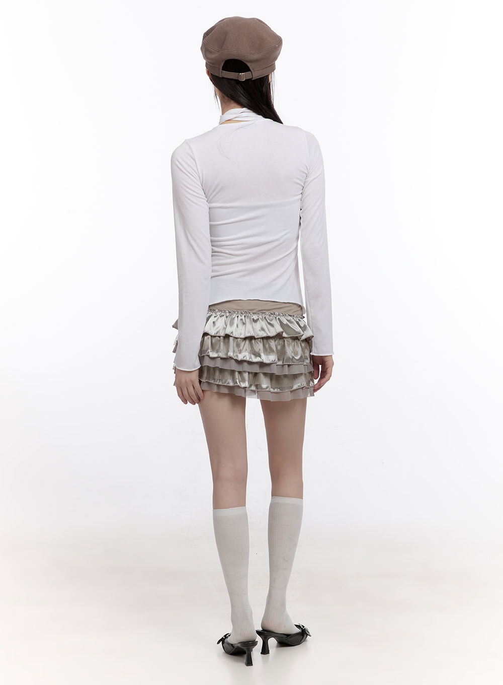 gathered-slim-fit-long-sleeve-top-cf512