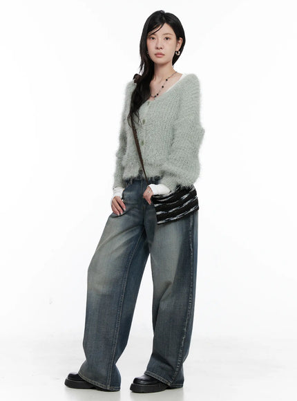 Aubrey Striped Knit Shoulder Crossbody CS529