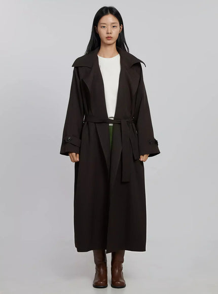 Belted Trench Coat ID516