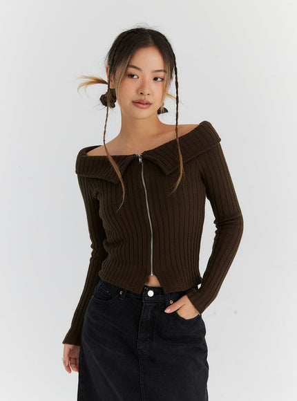 ripped-off-shoulder-zip-up-sweater-cn310