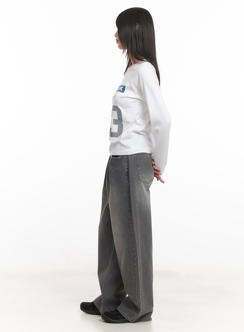 Venessa Washed Baggy Jeans CM528