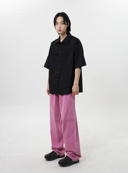 Wide Pink Pants Unisex CY319